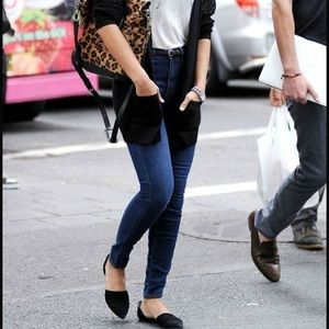 Vince Nina D'Orsay black flats $295 size 8