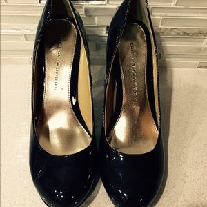 Navy Chinese Laundry Pumps