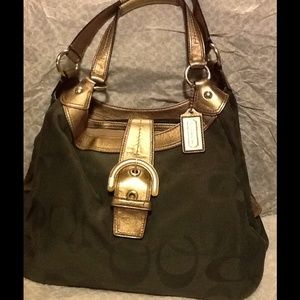 Coach Soho Hobo Signature Optic "C" Bag