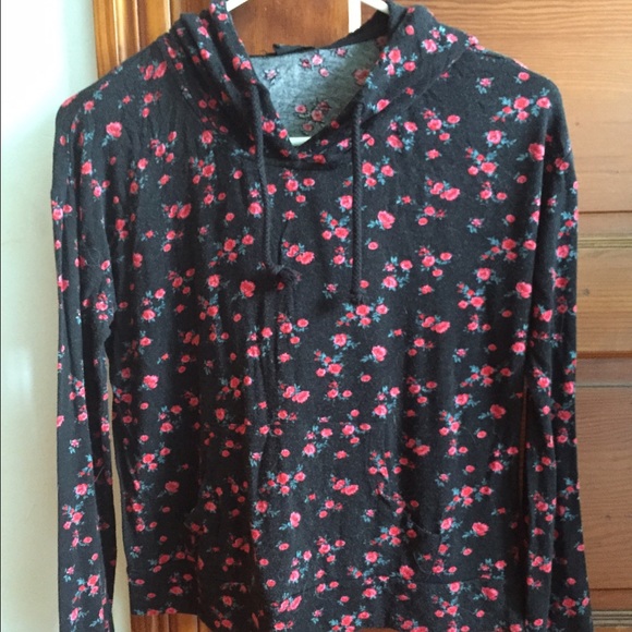 Forever 21 floral hoodie - Picture 1 of 1
