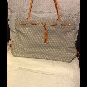 Oversized Dooney & Bourke overnight bag