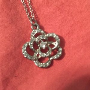 CZ Rose Necklace
