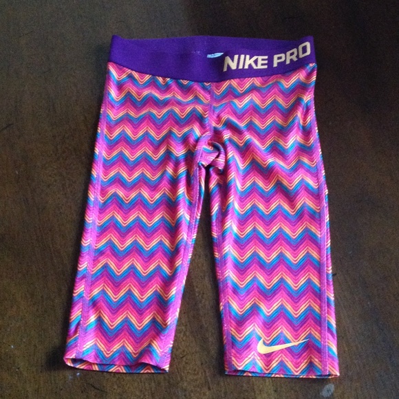 Nike pro leggings fun colors