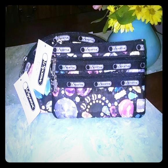 2 Lesportsac cosmetic bags