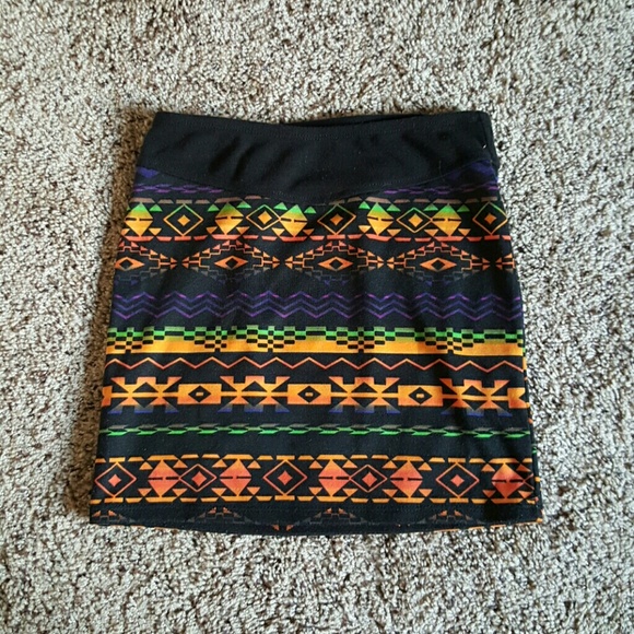 Aztec Pencil Skirt - Picture 1 of 2