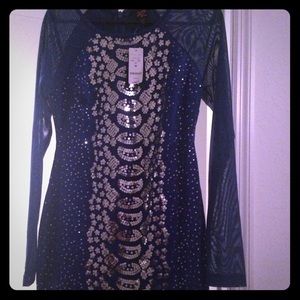Brand New Bebe Sequence Mini Dress