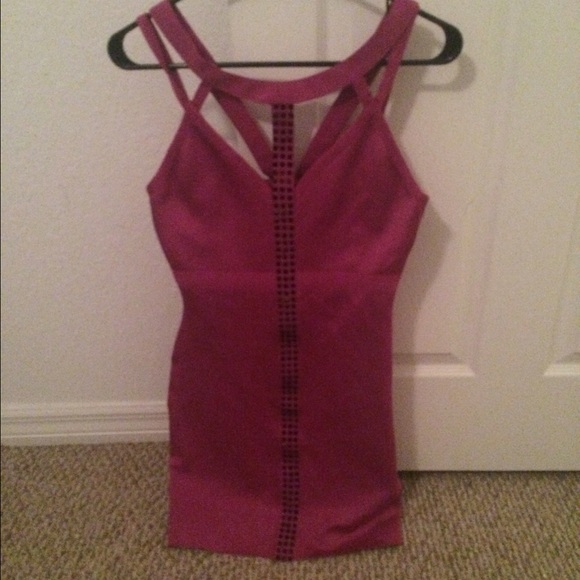 New Sexy Purple Bebe Cocktail Dress