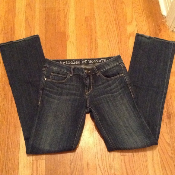 Articles of society dark wash denim