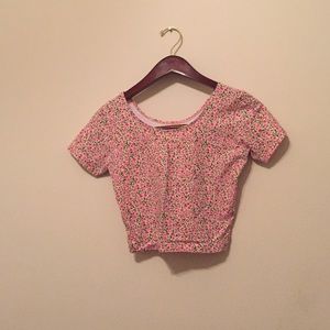 American Apparel short sleeve crop top