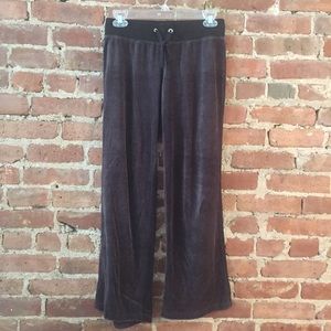 Black Velour Sweatpants