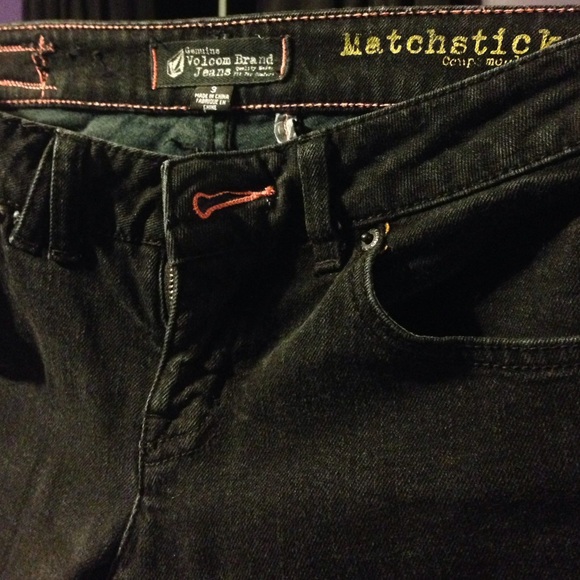 Volcom Brand Black Jeans