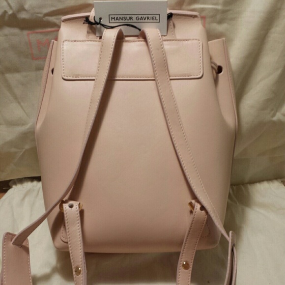 Mansur Gavriel Mini Rosa Calf Back Pack - Picture 2 of 4