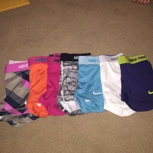 Nike Pros Rare colors bundle or separate size XS
