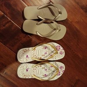 Havaianas- 2 pairs