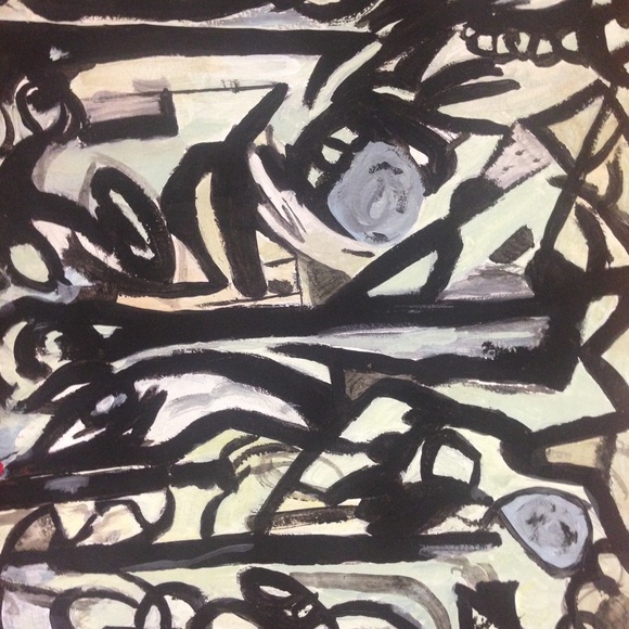 Painting recreation of Lee Krasner - Picture 2 of 2