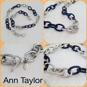 ANN TAYLOR Long Link Necklace