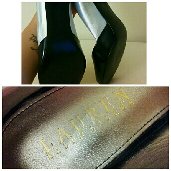 ❎SOLD❎Ralph Lauren Peep Toe Pumps - Picture 4 of 4