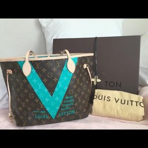 💰SOLD💰 Louis Vuitton V Neverfull MM
