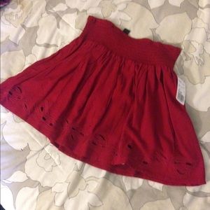 Cute red skirt