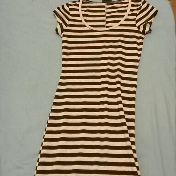 Black & Gray Maxi Dress
