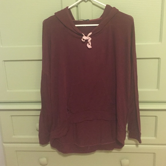 Burgundy Brandy Melville Long Sleeve