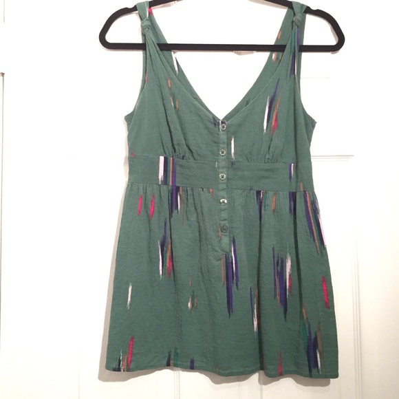 Green/Multi Color Samantha Ronson Top (XS)