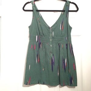 Green/Multi Color Samantha Ronson Top (XS)