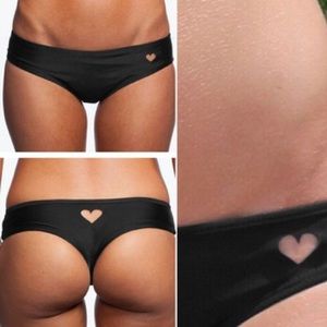 heart cheeky bikini bottoms
