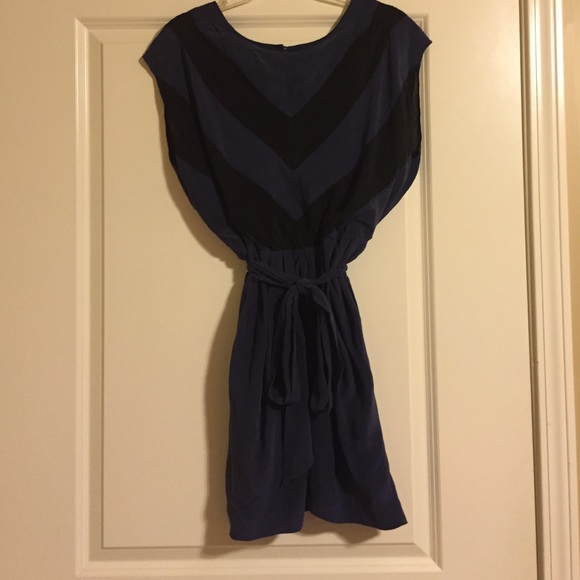 Silky blue dress