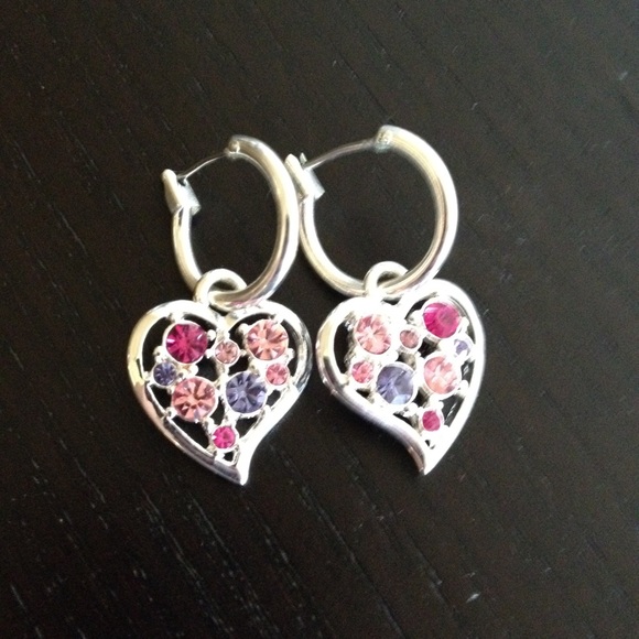 Small hoops with dangle - Picture 1 of 1