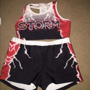 desert storm elite cheer practice outfit