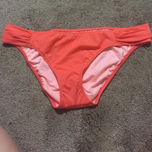 Coral orange knock out bikini bottoms