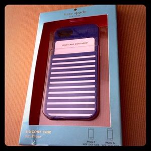Kate Spade iPhone 5 / 5s silicone case NWT