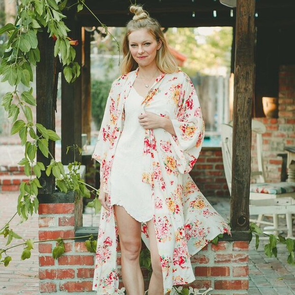 Floral kimono