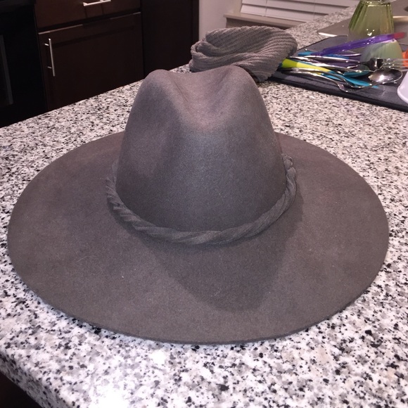 Free People Accessories - Free People Floppy Gray Grey Hat FP