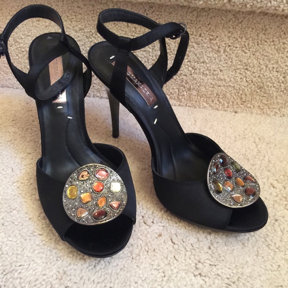 Vintage Shoes - BCBGMAXAZRIA Stunning BeJeweled Heels NWT