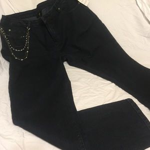 Dark wash (blue) jeans