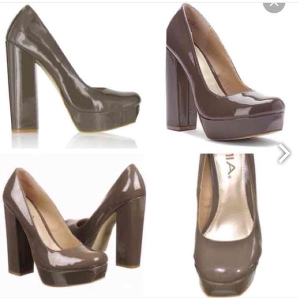 MIA Uptown Girl Gray/Taupe Platform
