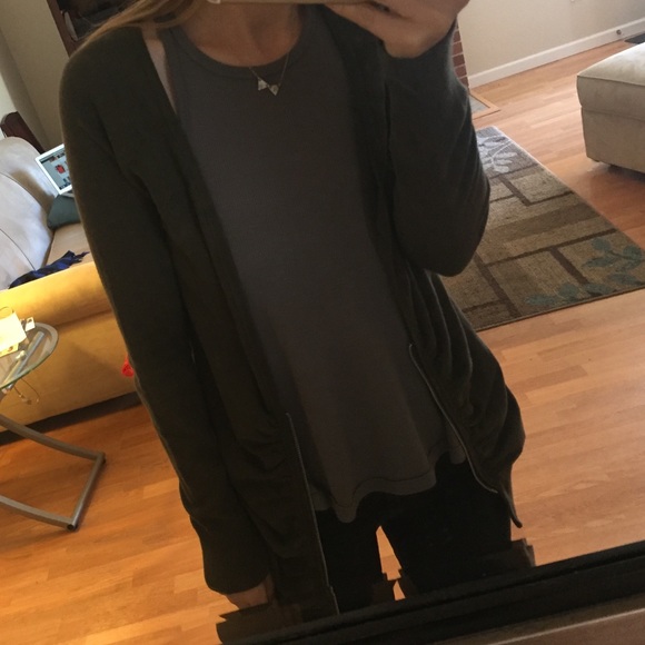 Olive green sweater