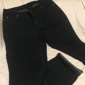 Dark wash (blue) jeans