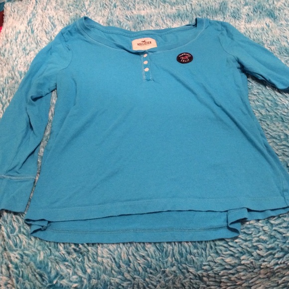 HOLLISTER BLUE TOP - Picture 1 of 1