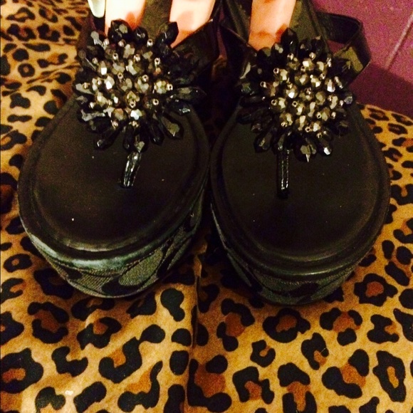 Coach Wedge Flip Flops