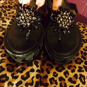 Coach Wedge Flip Flops