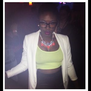 White boyfriend Blazer
