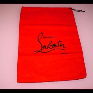 Authentic Christian Louboutin Red Dust Bag