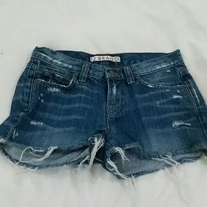 j brand denim shorts
