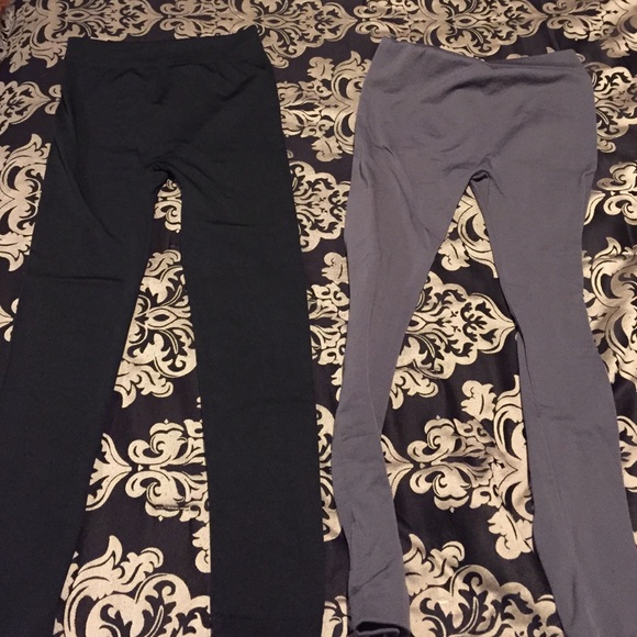 2 for $10 or $5 each grey and black leggings