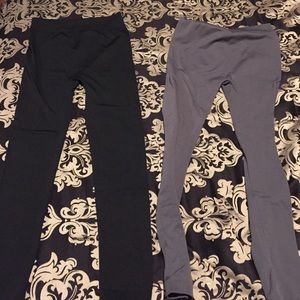 2 for $10 or $5 each grey and black leggings