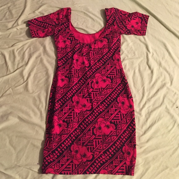 Lion King bodycon dress