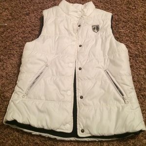White winter vest